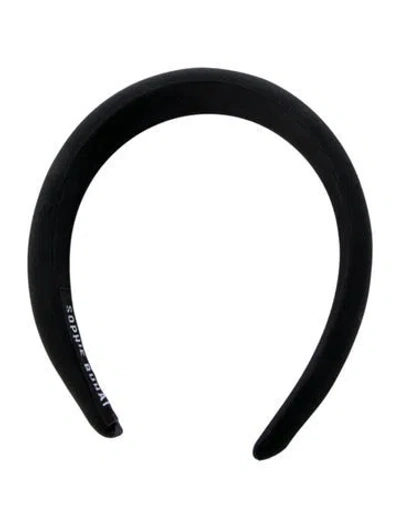 Pre-owned Sophie Buhai Padded Headband In Black