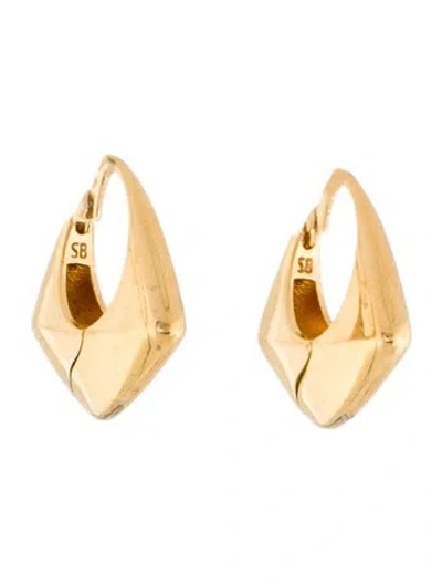 Pre-owned Sophie Buhai Pyramid Hoop Earrings In Multi