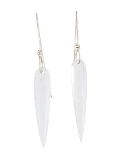 Pre-owned Sophie Buhai Quartz Spear Drop Earrings In Multi