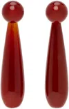 Sophie Buhai Red Small Angelika Earrings In Carnelian