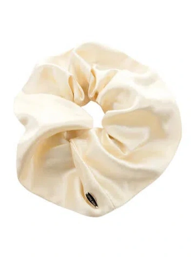 Pre-owned Sophie Buhai Satin Hair Tie In Yellow