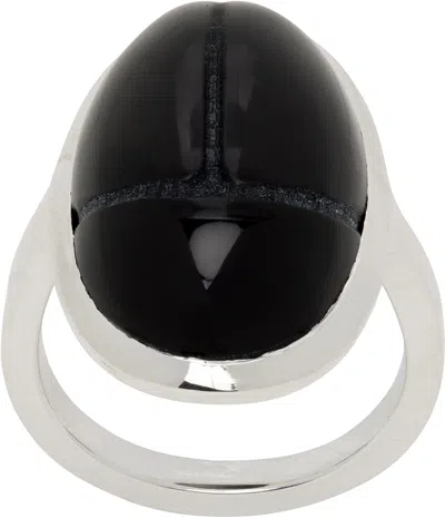 Sophie Buhai Scarab Ring In Black