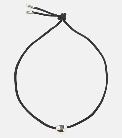 Sophie Buhai Sigrid Small Sterling Silver Choker In Black