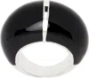 Sophie Buhai Silver & Black Onyx Division Ring In Onyx