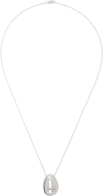 Sophie Buhai Silver Everyday Egg Pendant Necklace In Sterling Silver