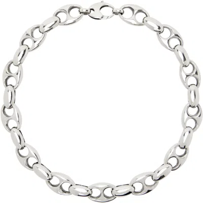 Sophie Buhai Silver Large Barbara Chain Necklace In Metallic