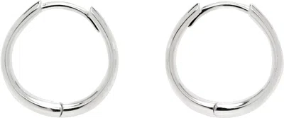Sophie Buhai Silver Medium Intrinsic Hoop Earrings In Sterling Silver