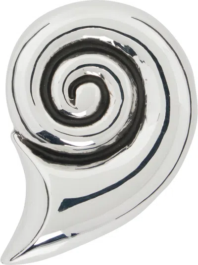 Sophie Buhai Silver Nautilus Pill Box In Gold