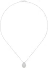 Sophie Buhai Silver Tiny Egg Pendant Necklace In Sterling Silver