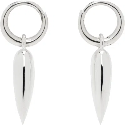 Sophie Buhai Silver Tiny Spear Hoop Earrings In Sterling Silver