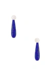 Sophie Buhai Small Angelyne Earrings In Blue