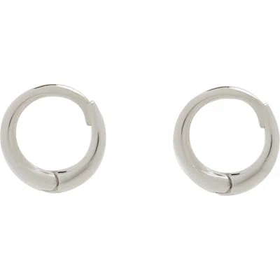 Sophie Buhai Small Nouveau Hoop Earrings In Sterling Silver