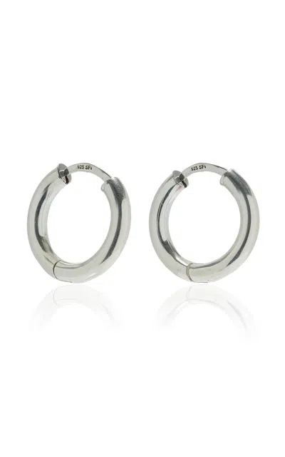 Sophie Buhai Small Phiona Sterling Silver Hoop Earrings