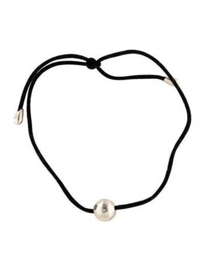 Pre-owned Sophie Buhai Small Sigrid Choker Necklace, 21.5" In Black