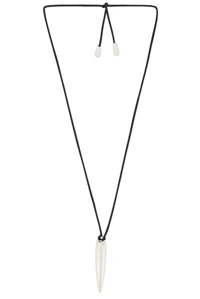 Sophie Buhai Small Spear Pendant Necklace In Black