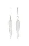 Sophie Buhai Spear Sterling Silver Quartz Earrings In White