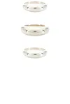 Sophie Buhai Stacking Ring Set Of 3 In Sterling Silver