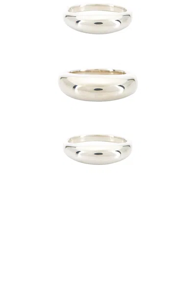 Sophie Buhai Stacking Ring Set Of 3 In Sterling Silver