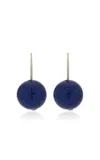 Sophie Buhai Sterling Silver Onyx Earrings In Blue