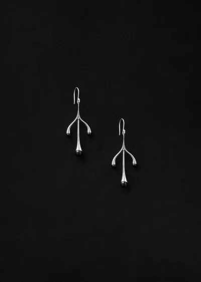 Sophie Buhai Tiny Chandelier Earrings In Metallic