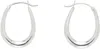 Sophie Buhai Tiny Egg Hoop Earrings In Silver