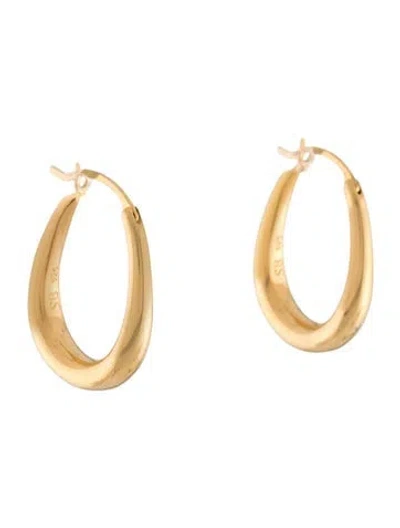 Pre-owned Sophie Buhai Tiny Egg Hoops In Multicolor