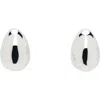 Sophie Buhai Tiny Egg Stud Earrings In Silver