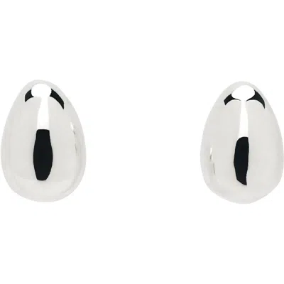 Sophie Buhai Tiny Egg Stud Earrings In Silver