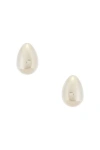 Sophie Buhai Tiny Egg Stud Earrings In Sterling Silver