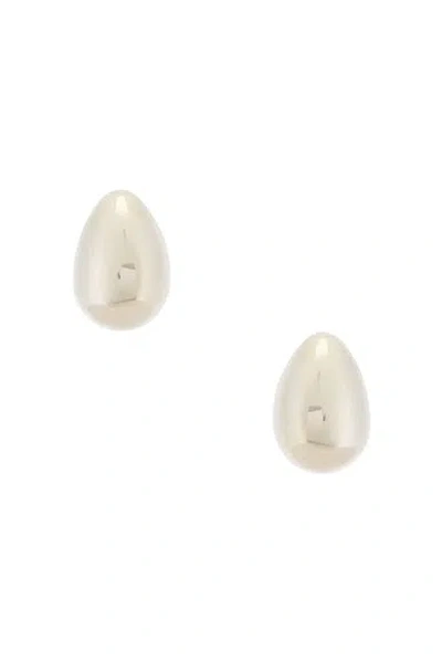 Sophie Buhai Tiny Egg Stud Earrings In Sterling Silver