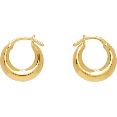 Sophie Buhai Tiny Essential Hoop Earrings In Gold