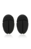 Sophie Buhai Venus Sterling Silver Lapis Earrings In Black