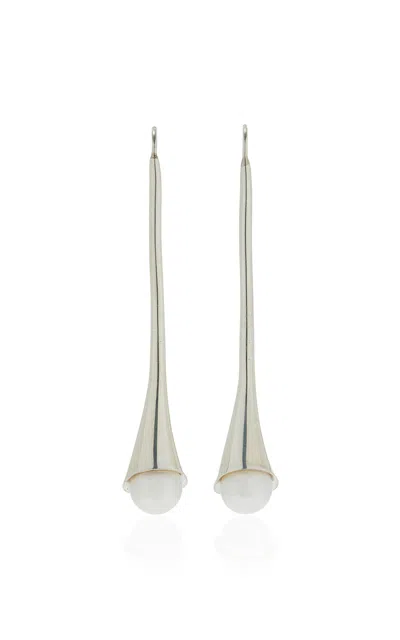 Sophie Buhai Vienna Pearl Earrings In Silver