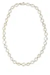 Sophie Buhai White Simple Baroque Pearl Collar Necklace In White