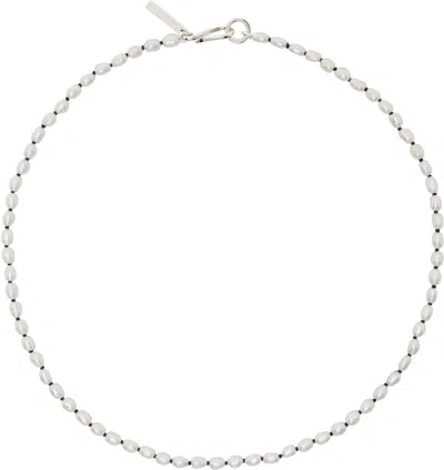 Sophie Buhai White Tiny Pearl Collar Necklace In Sterling Silver