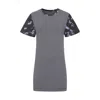 Sophie Cameron Davies Women's Grey Charcoal Cotton T-shirt Dress In Grey