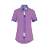 Sophie Cameron Davies Women's Pink / Purple Purple Blossom Classic Shirt In Pink/purple
