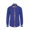 Sophie Cameron Davies Women's Royal Blue Slim Shirt In Blue