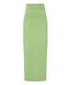 Sophie Cameron Davies Women's Spring Green Maxi Jersey Skirt In Green