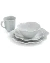 Sophie Conran Floret 4pc Place Setting In Gray