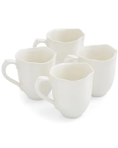 Sophie Conran Set Of 4 Floret Mugs In White