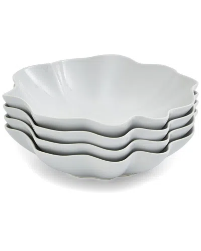 Sophie Conran Set Of 4 Floret Pasta Bowls In White