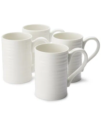 Sophie Conran Set Of 4 Tall 12oz Mugs In White