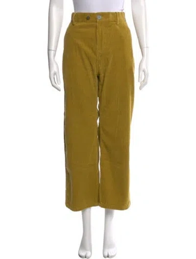 Pre-owned Sophie D'hoore Wide Leg Pants In Yellow