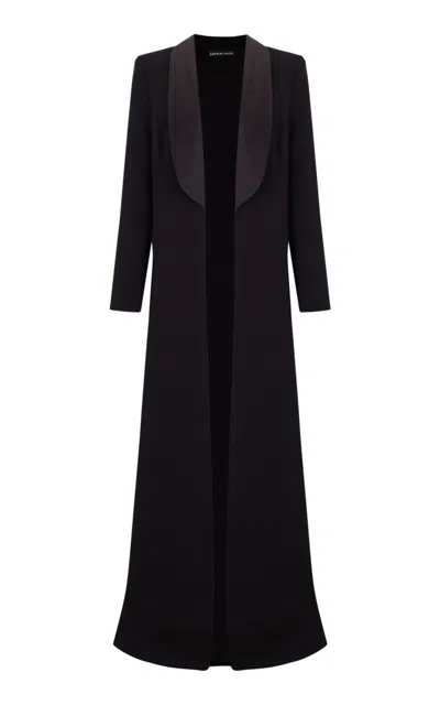 Sophie Et Voila Long Tailored Coat In Black