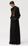 Sophie Et Voila Wool Crepe Maxi Skirt In Black