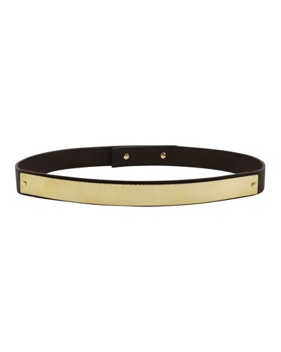 Sophie Hulme Belt In Brown Leather