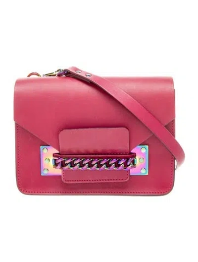 Pre-owned Sophie Hulme Leather Crossbody Bag In Multi