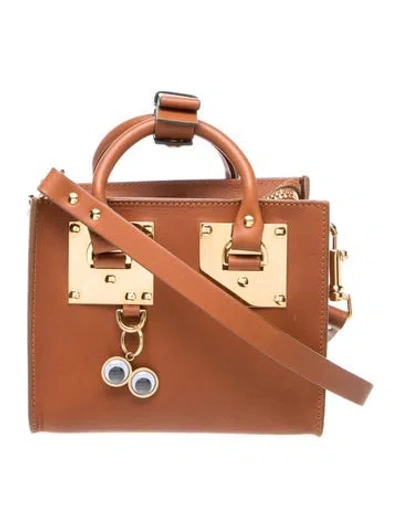 Pre-owned Sophie Hulme Leather Top Handle Bag In Brown