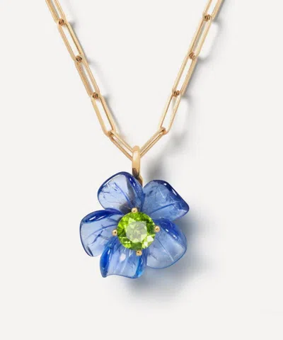 Sophie Joanne 14ct Gold Big Island Flower Pendant